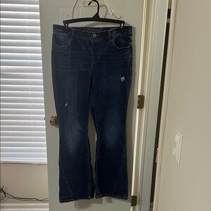 Maurices Dark Navy Flare Jeans